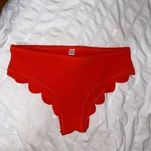orange swim bottoms